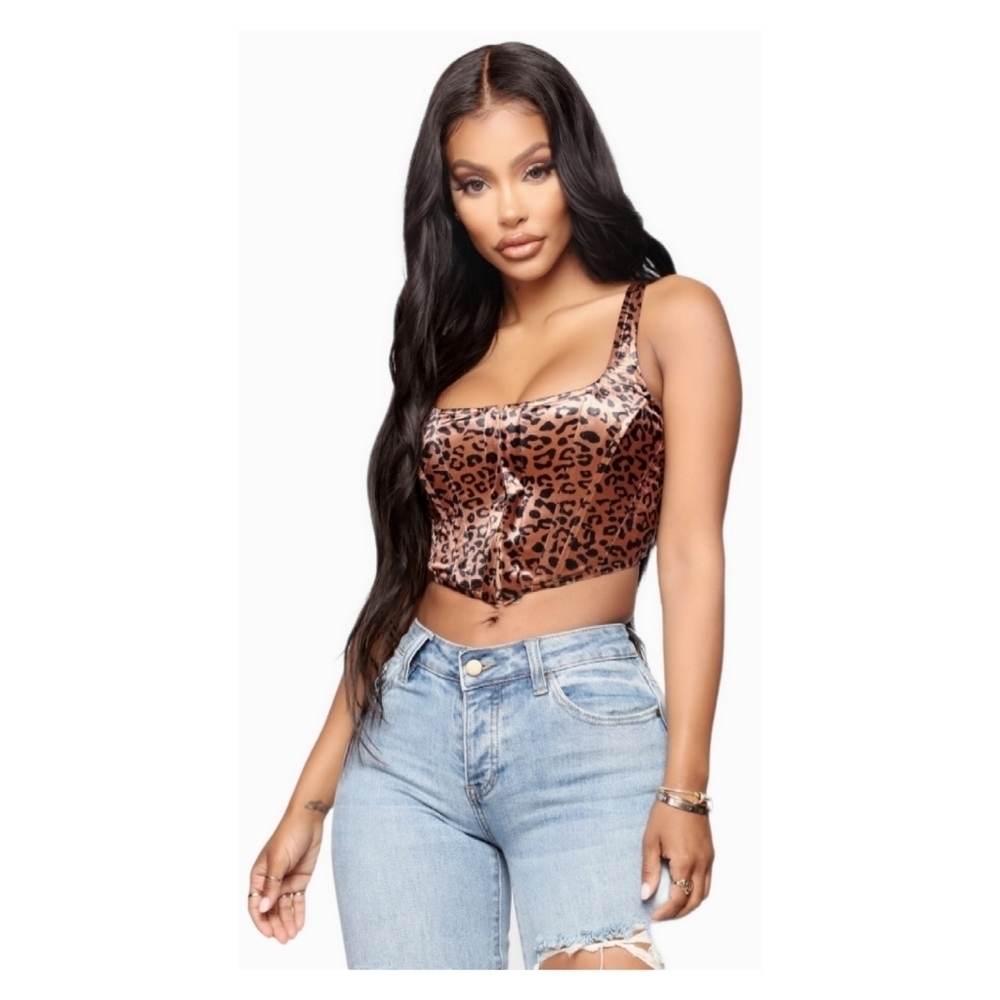 Leopard Crop Top From Fashion Nova